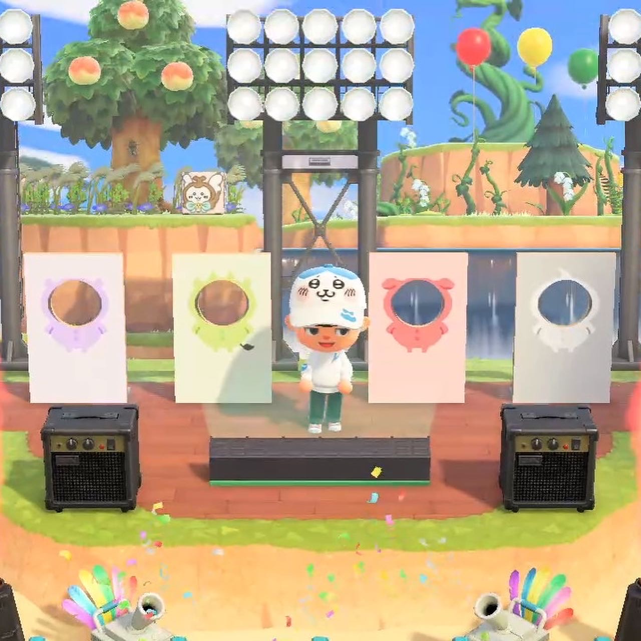 ハチワレキャップ