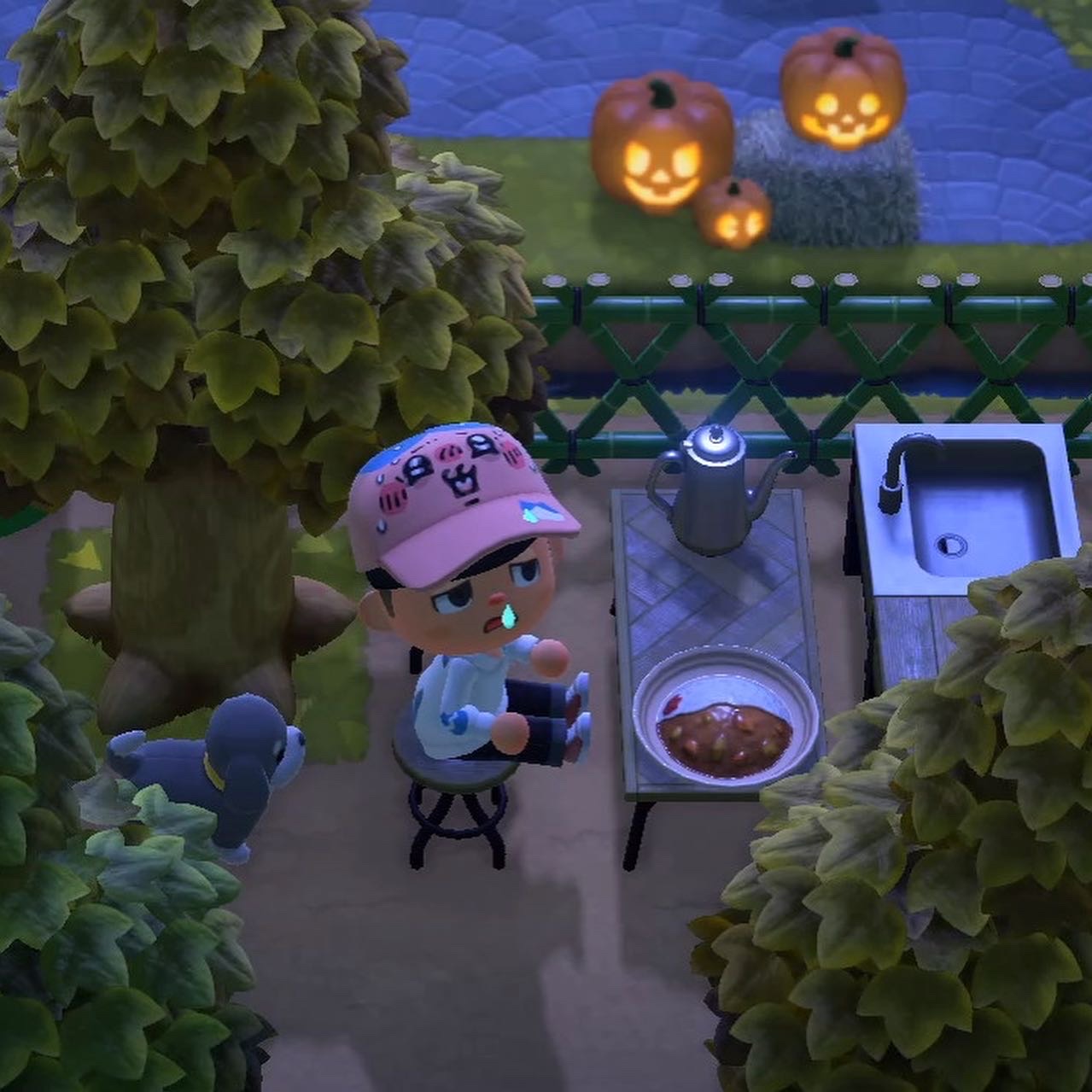 ハチワレキャップ