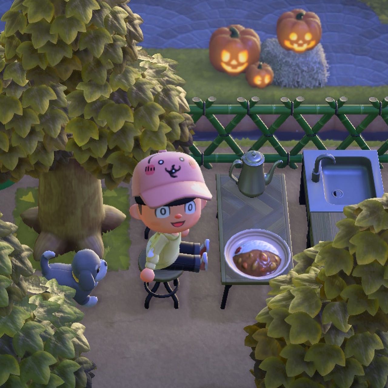 うさぎキャップ