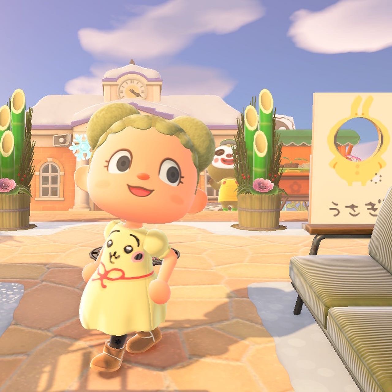 うさぎワンピース2023